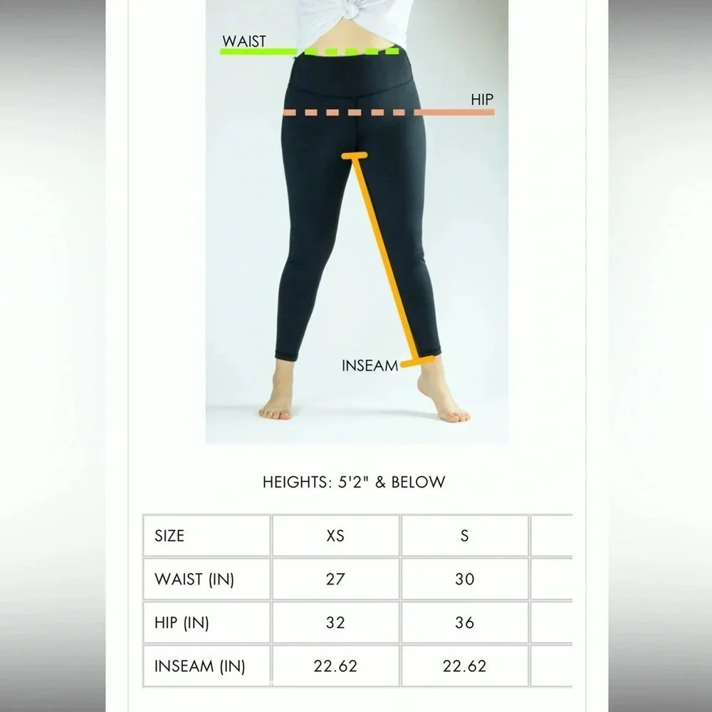 Lovely Fit Yoga Petite Purple Yoga pants - Picture 6 of 6